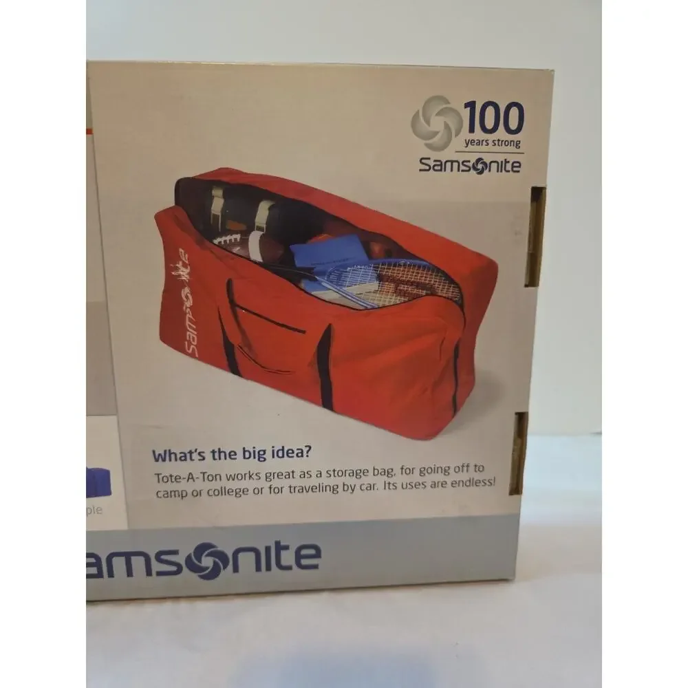 Samsonite Tote-a-ton 32.5 Inch Duffle Luggage - Black with Red